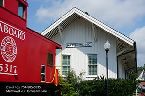 Renovated Train Station in Matthews NC