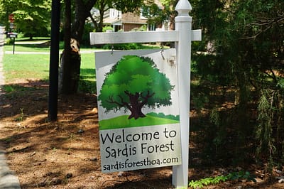 Sardis Forest Sardis Forest Welcome Sign